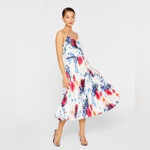Club Monaco Floral Midi Skirt